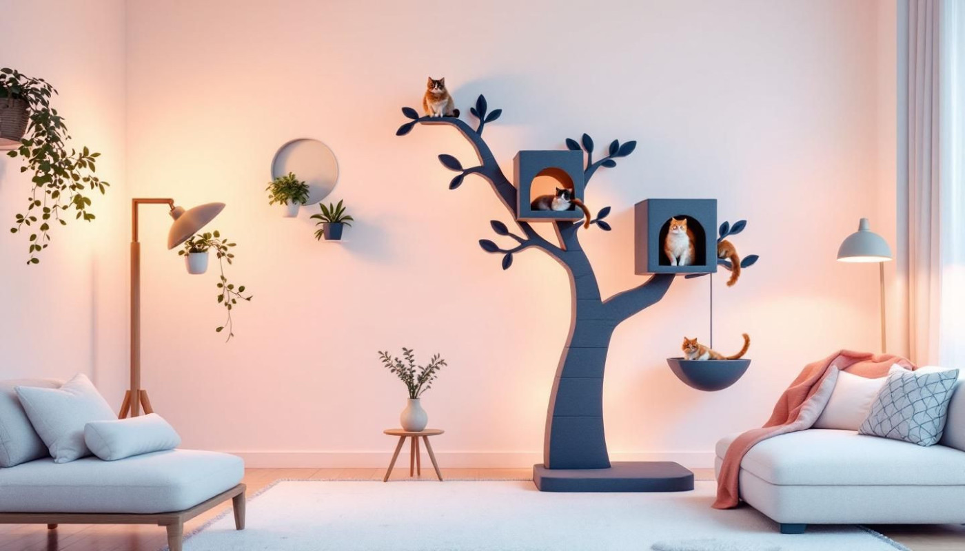 Comment intégrer un arbre à chat dans une décoration moderne ?